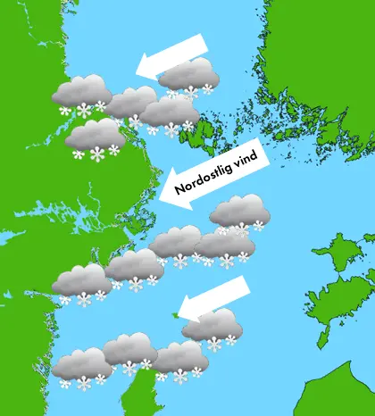 Snökanon från havet