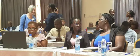 Participants at a workshop session.