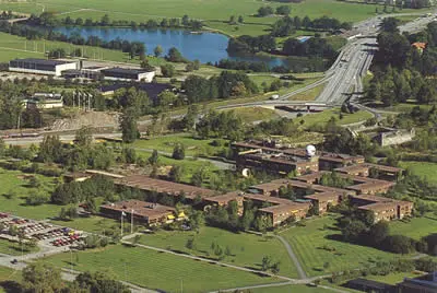 Flygbild över SMHI