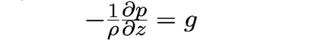 Hydrostatisk balans antas oftast i matematiska formuleringar av väder.