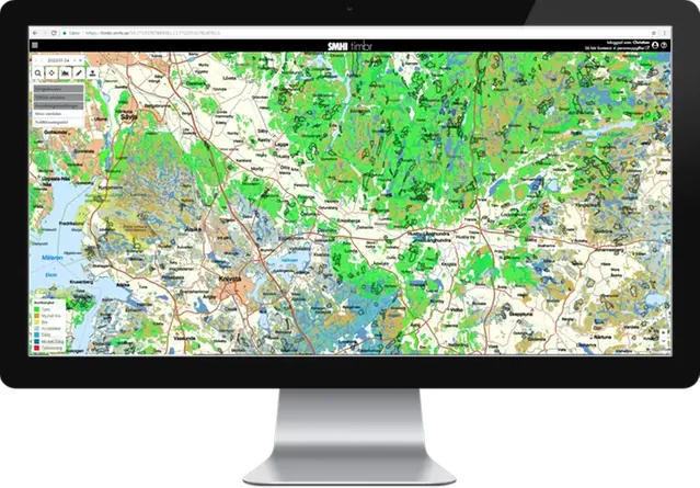 Bärighetsindex skärmklipp