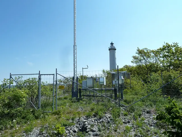 Bilden visar automatstationen vid Ölands norra udde i juni 2013.