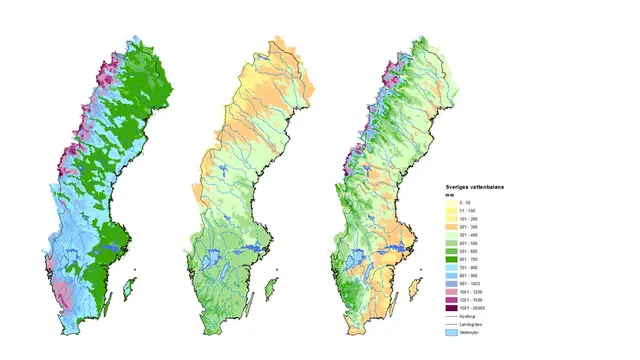 Sveriges vattenbalans