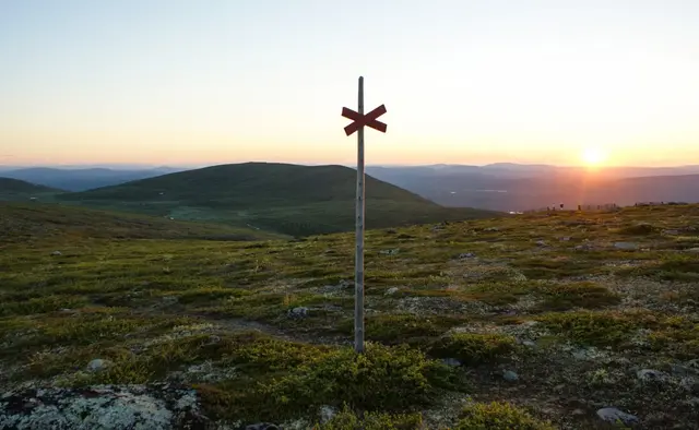 Midnattssol, Dundret, Gällivare